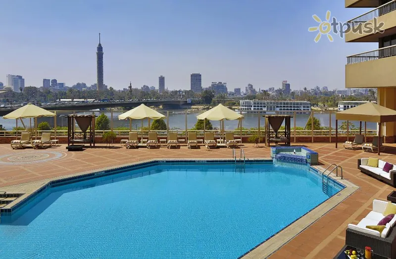 Фото отеля Cairo Ramses Hilton 5* Kairas Egiptas išorė ir baseinai