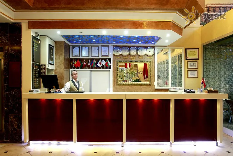 Фото отеля Elan Hotel 3* Stambula Turcija vestibils un interjers