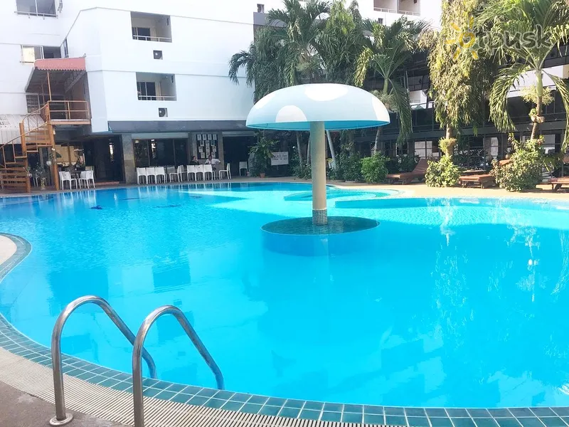 Фото отеля Pattaya Hiso Hotel 3* Паттайя Таиланд экстерьер и бассейны