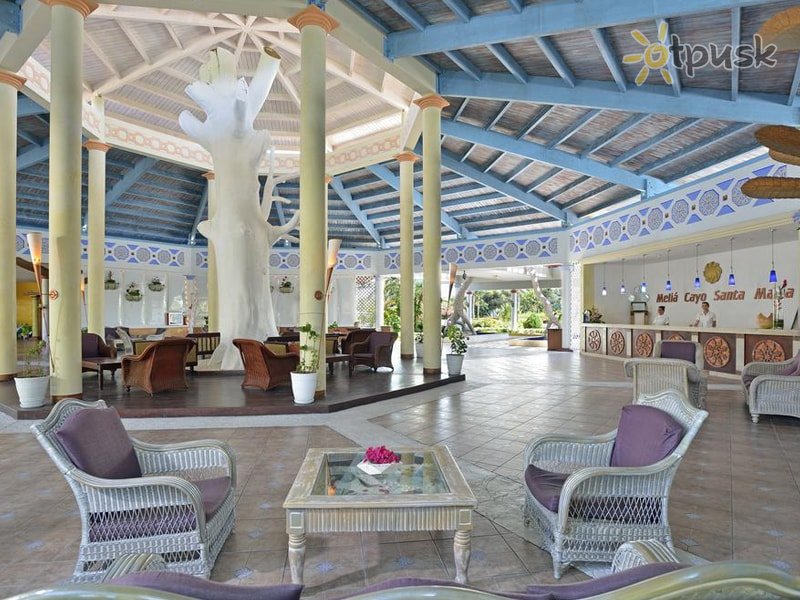 Фото отеля Melia Cayo Santa Maria Hotel 5* о. Санта Мария Куба лобби и интерьер