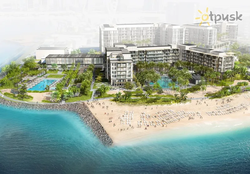 Фото отеля Bluewaters Beach Hotel 5* Дубай ОАЭ пляж