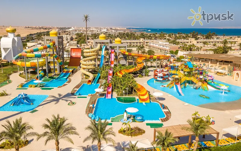 Фото отеля Aladdin Beach Resort 4* Хургада Египет аквапарк, горки