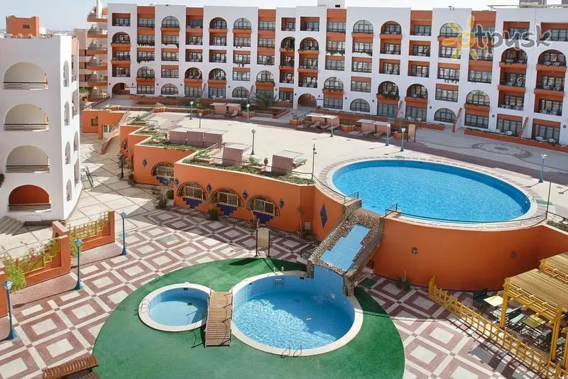 Фото отеля Sunny Days Mirette Family Apartments & Resort 3* Hurgada Egiptas išorė ir baseinai