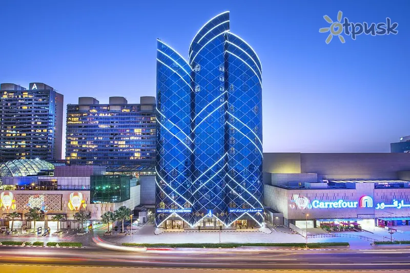 Фото отеля City Seasons Towers Hotel 4* Дубай ОАЭ экстерьер и бассейны