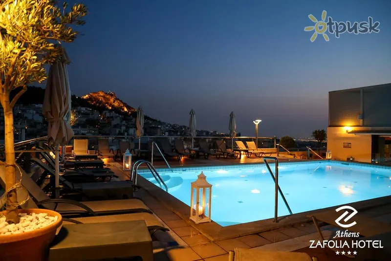 Фото отеля Zafolia Hotel 4* Atēnas Grieķija ārpuse un baseini