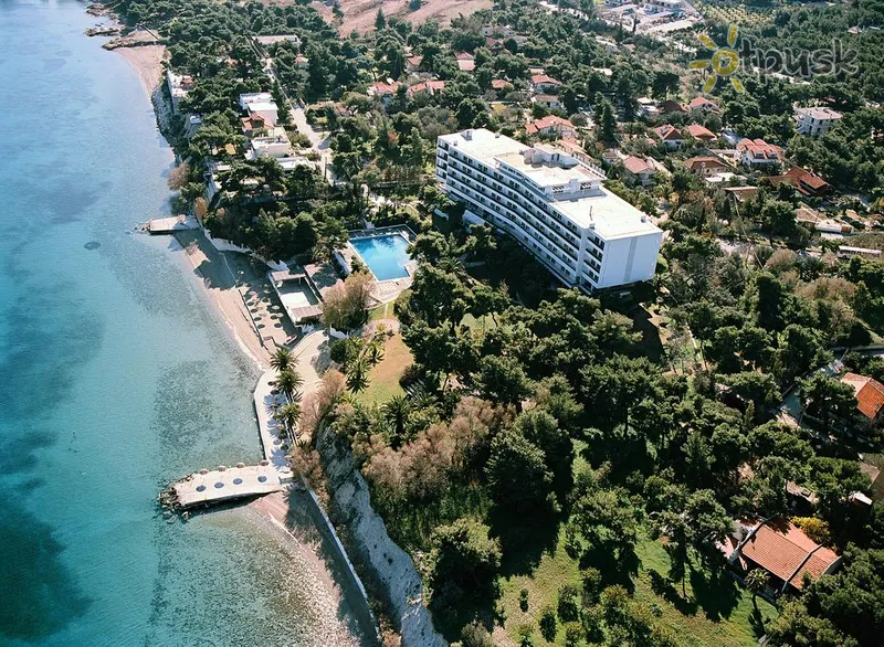 Фото отеля King Saron Hotel 4* Лутраки Греция пляж