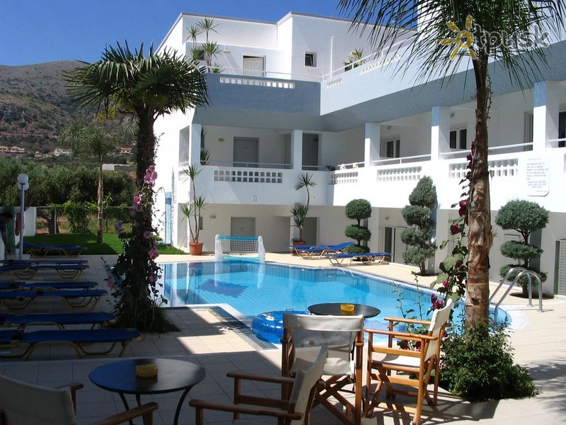 Фото отеля Emerald Hotel 2* о. Крит – Ираклион Греция экстерьер и бассейны