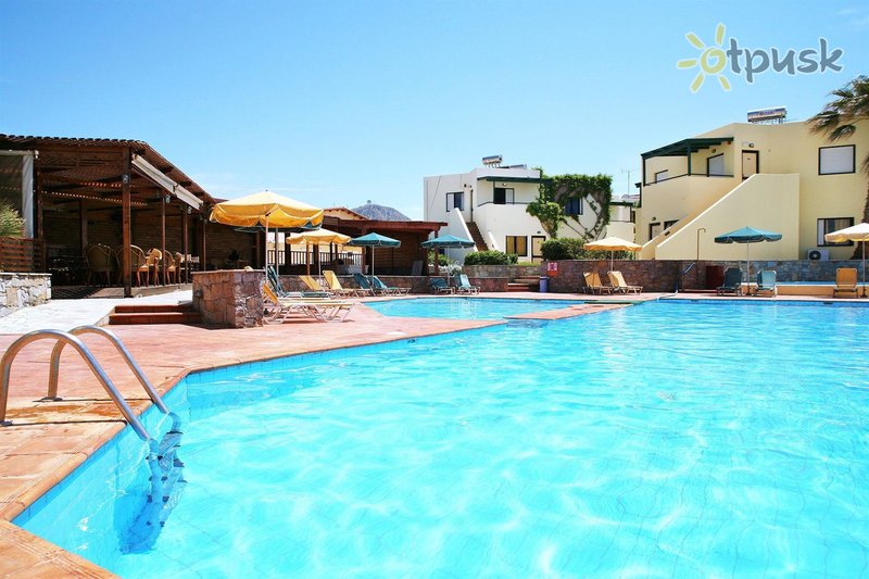 Фото отеля Kaissa Beach Hotel 3* о. Крит – Ираклион Греция экстерьер и бассейны
