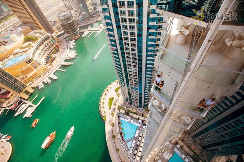 Фото отеля Intercontinental Dubai Marina 5* Дубай ОАЭ экстерьер и бассейны