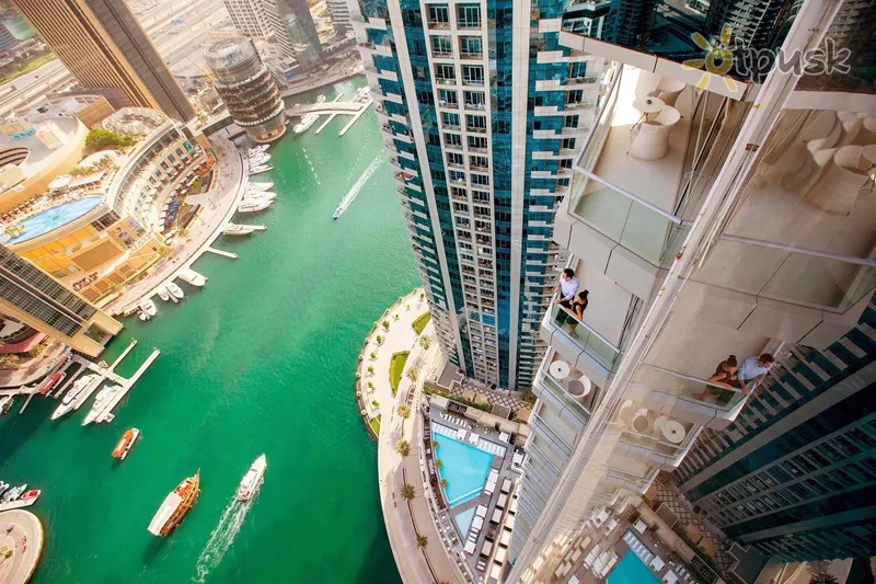 Фото отеля Intercontinental Dubai Marina 5* Dubajus JAE išorė ir baseinai