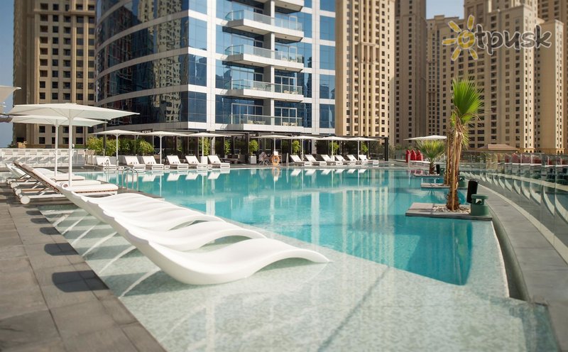 Фото отеля Intercontinental Dubai Marina 5* Дубай ОАЭ экстерьер и бассейны