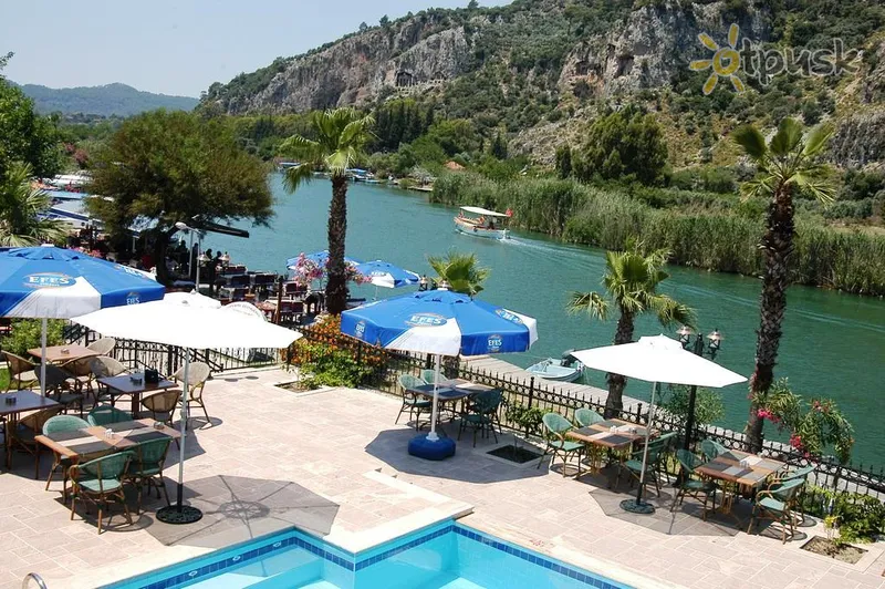 Фото отеля Dalyan Tezcan Hotel 4* Даламан Турция экстерьер и бассейны