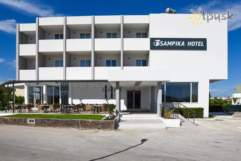 Фото отеля Tsampika Hotel 2* Rodas Graikija išorė ir baseinai