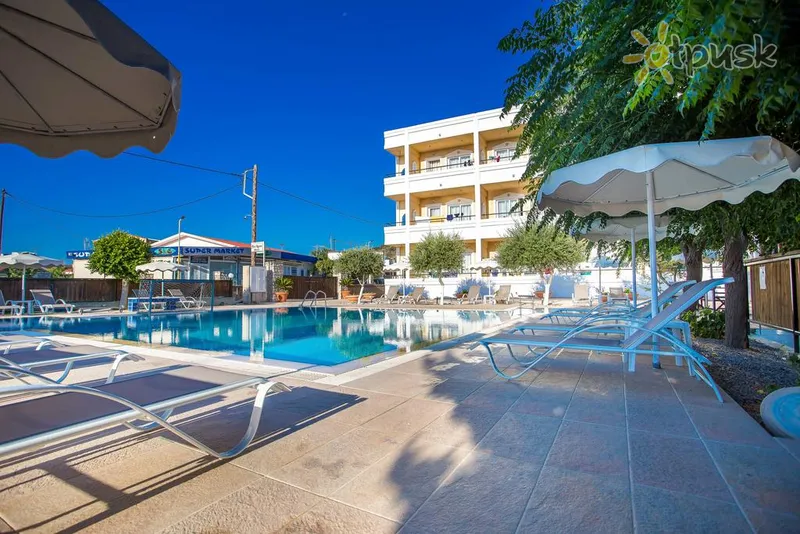 Фото отеля Mon Repos Hotel 2* Rodas Graikija išorė ir baseinai