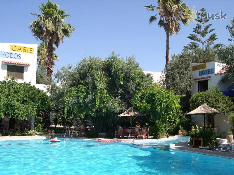 Фото отеля Oasis Hotel & Bungalows 3* Rodas Graikija išorė ir baseinai