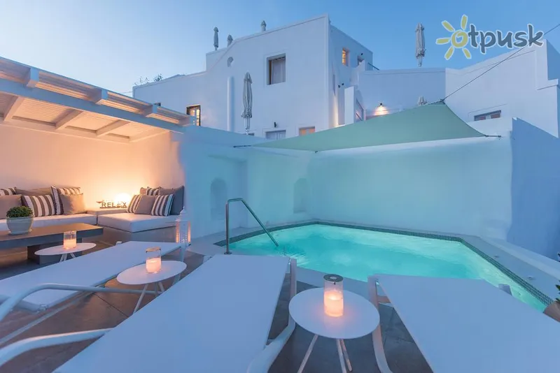 Фото отеля Aqua Luxury Suites 5* par. Santorini Grieķija istabas