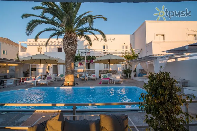 Фото отеля Beach Boutique Hotel 3* о. Санторини Греция экстерьер и бассейны