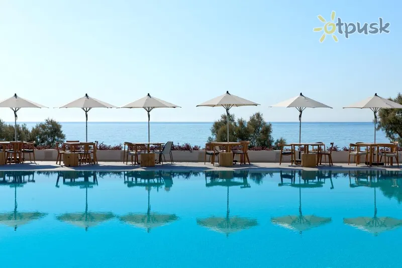 Фото отеля Kamari Beach Hotel 3* Santorini Graikija išorė ir baseinai