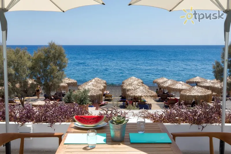 Фото отеля Kamari Beach Hotel 3* Santorini Graikija barai ir restoranai