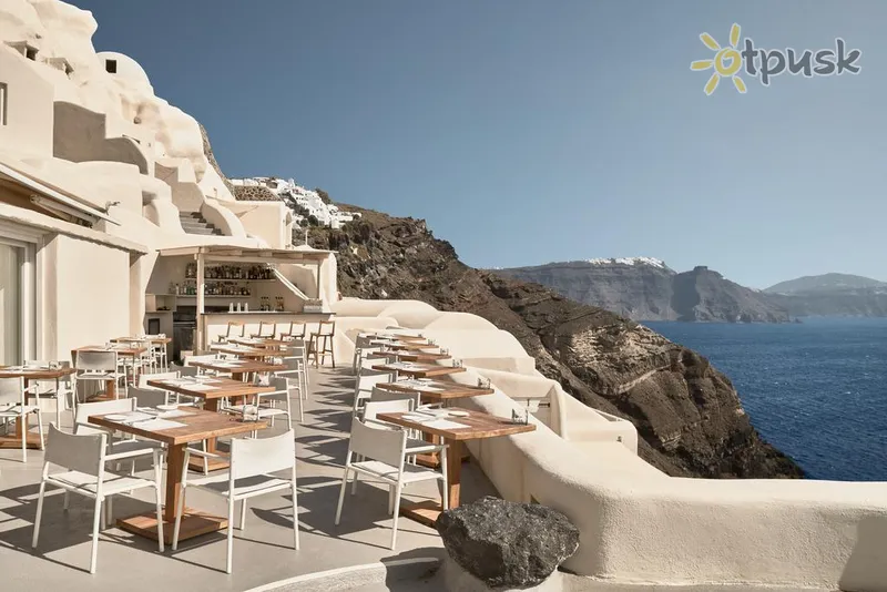Фото отеля Mystique, a Luxury Collection Hotel 5* par. Santorini Grieķija bāri un restorāni