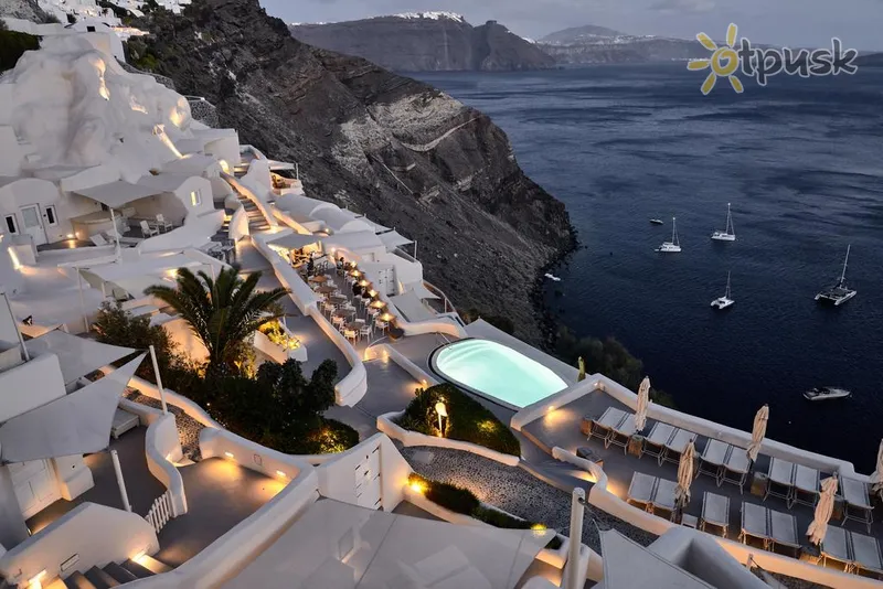 Фото отеля Mystique, a Luxury Collection Hotel 5* Santorini Graikija išorė ir baseinai