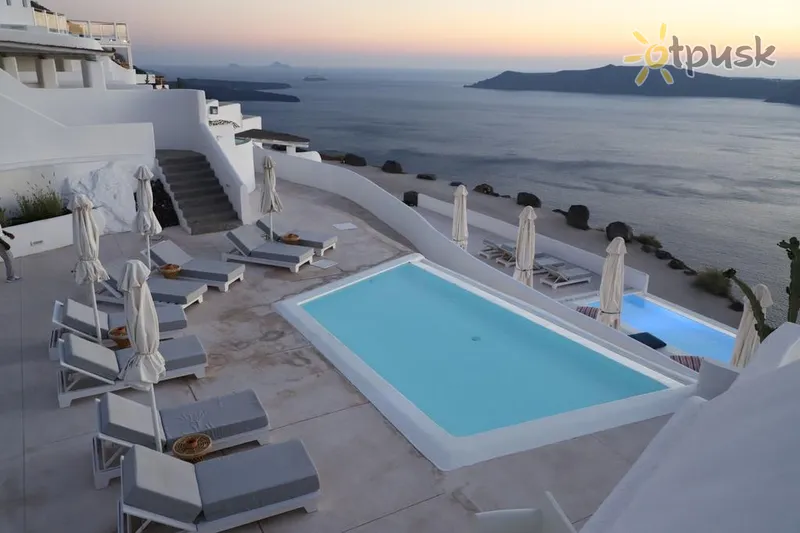 Фото отеля Rocabella Santorini Resort & Spa 5* о. Санторини Греция экстерьер и бассейны
