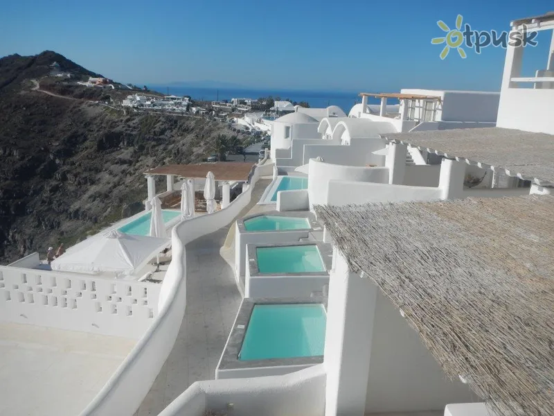 Фото отеля Rocabella Santorini Resort & Spa 5* о. Санторини Греция экстерьер и бассейны