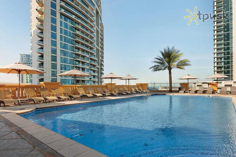Фото отеля Ramada Hotel & Suites by Wyndham Dubai JBR 4* Dubajus JAE išorė ir baseinai