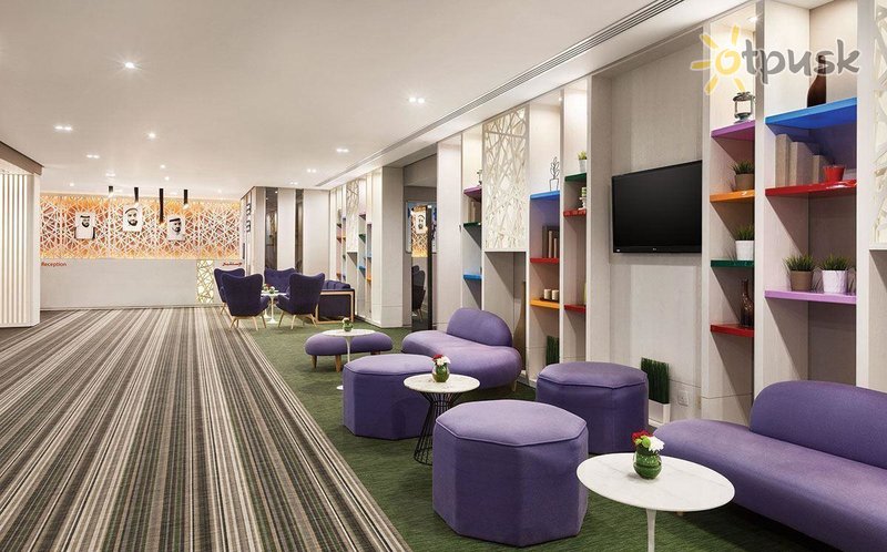 Фото отеля Ramada Hotel & Suites by Wyndham Dubai JBR 4* Дубай ОАЭ лобби и интерьер