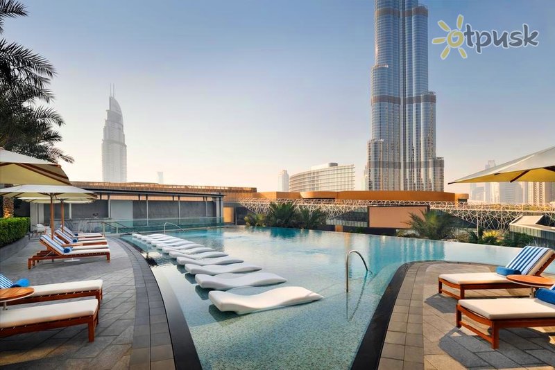 Фото отеля The Address Boulevard Dubai 5* Дубай ОАЭ экстерьер и бассейны