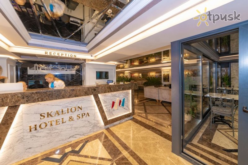 Фото отеля Skalion Hotel & Spa 4* Стамбул Турция лобби и интерьер