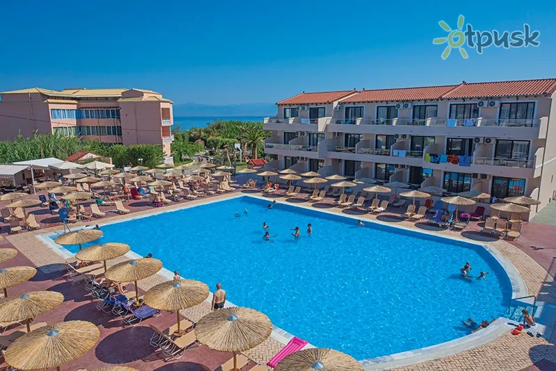 Фото отеля Angela Beach Hotel 3* Korfu Graikija išorė ir baseinai