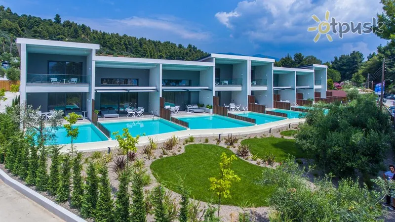 Фото отеля Lagomandra Beach 4* Halkidiki — Sitonija Grieķija ārpuse un baseini