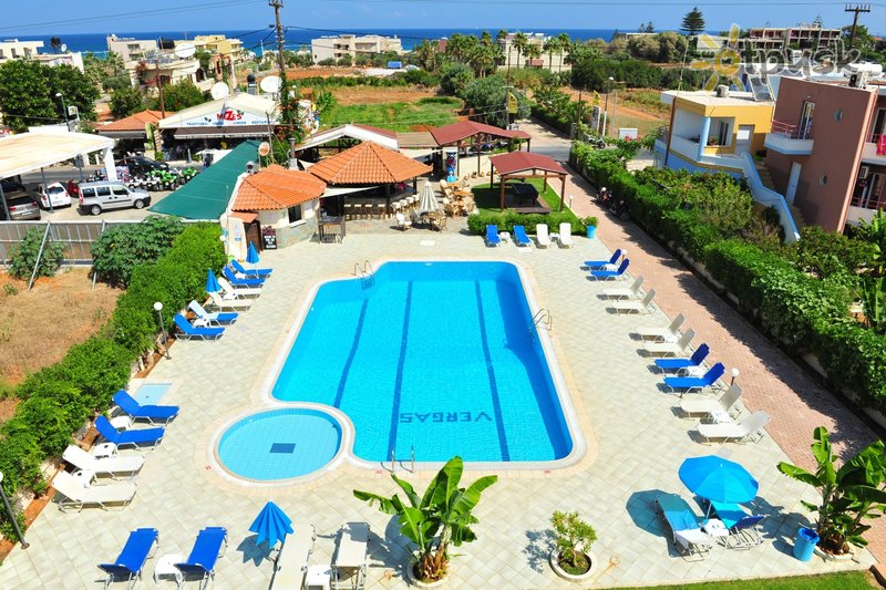 Фото отеля Vergas Hotel 2* о. Крит – Ираклион Греция экстерьер и бассейны