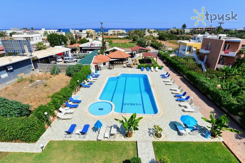 Фото отеля Vergas Hotel 2* о. Крит – Ираклион Греция экстерьер и бассейны
