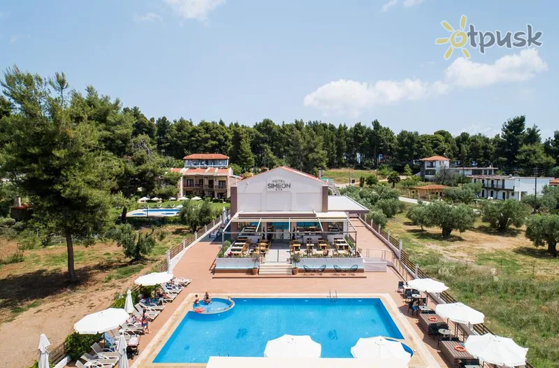 Фото отеля Simeon Hotel 3* Chalkidikė – Sitonija Graikija išorė ir baseinai