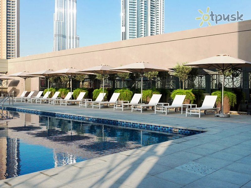 Фото отеля Rove Downtown Dubai 3* Дубай ОАЭ экстерьер и бассейны