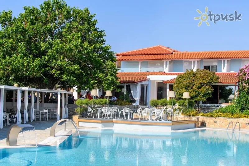Фото отеля Antigoni Beach Resort Hotel & Suites 4* Halkidiki — Sitonija Grieķija ārpuse un baseini