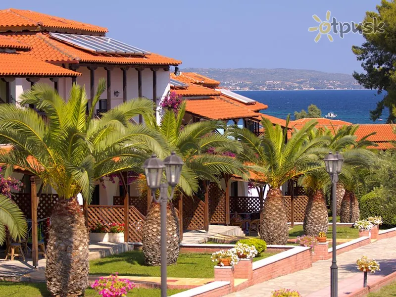 Фото отеля Blue Dolphin Hotel 4* Halkidiki — Sitonija Grieķija ārpuse un baseini
