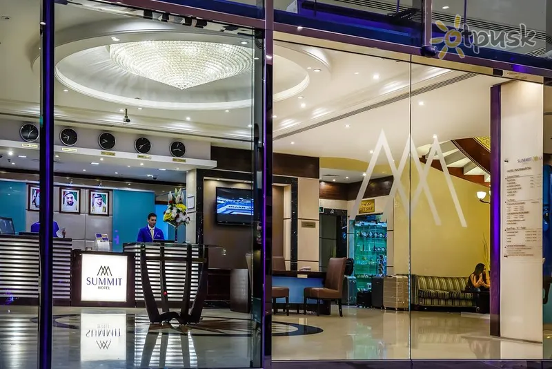 Фото отеля Landmark Summit Hotel 4* Дубай ОАЕ лобі та інтер'єр