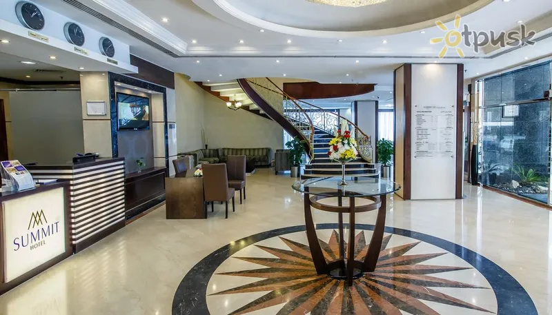 Фото отеля Landmark Summit Hotel 4* Дубай ОАЕ лобі та інтер'єр