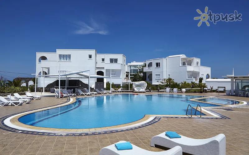 Фото отеля Orizontes Hotel & Villas 4* Santorini Graikija išorė ir baseinai