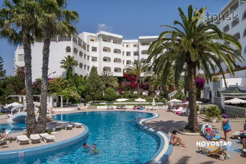 Фото отеля Club Novostar Sol Azur Beach Congres 4* Хаммамет Тунис экстерьер и бассейны