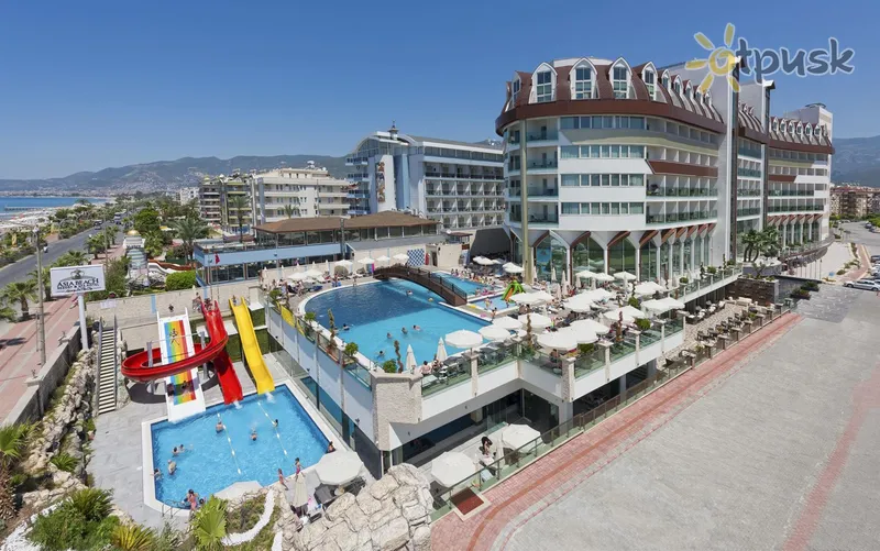 Фото отеля Asia Beach Resort & Spa Hotel 5* Alanija Turkija išorė ir baseinai
