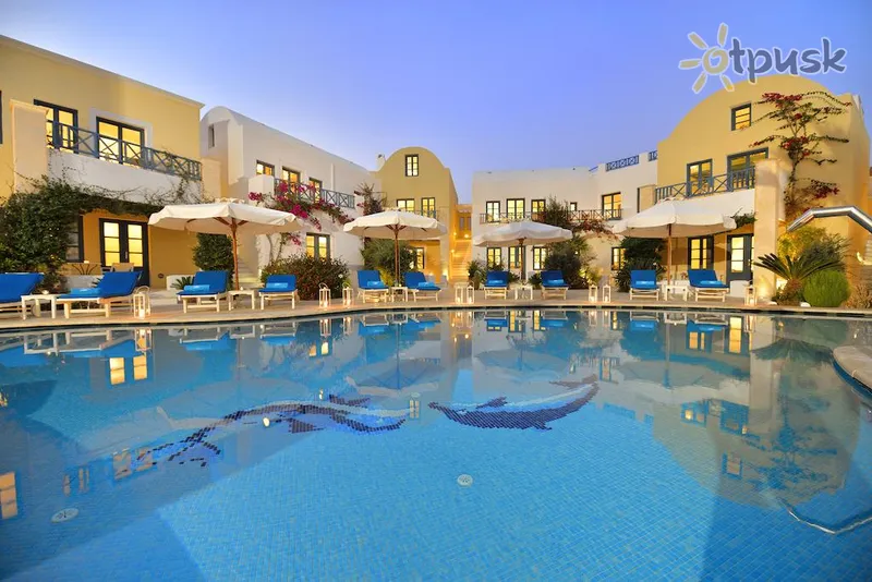 Фото отеля Tamarix del Mar Suites 5* о. Санторини Греция экстерьер и бассейны