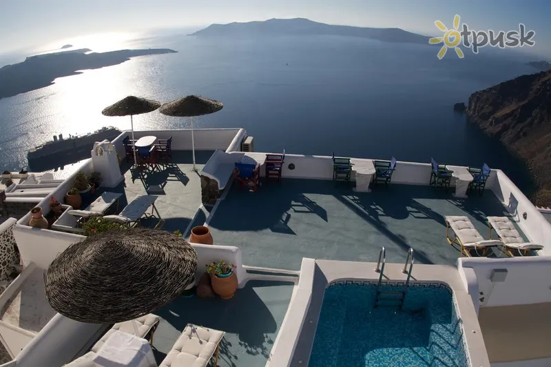 Фото отеля Vallas Apartments 3* о. Санторіні Греція екстер'єр та басейни