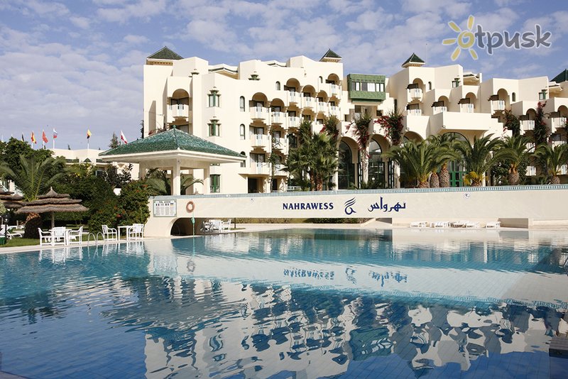 Фото отеля Novostar Nahrawess Thalasso & WaterPark Resort 4* Хаммамет Тунис экстерьер и бассейны
