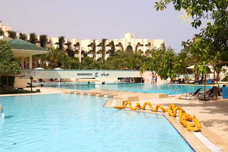 Фото отеля Novostar Nahrawess Thalasso & WaterPark Resort 4* Hamametas Tunisas išorė ir baseinai
