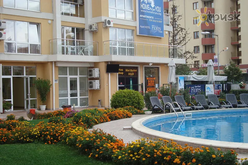 Фото отеля Flores Park Apartments 3* Saulainā pludmale Bulgārija ārpuse un baseini