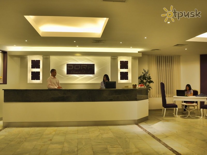 Фото отеля Dora Beach Hotel 4* Мармарис Турция лобби и интерьер